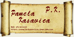 Pamela Kasavica vizit kartica